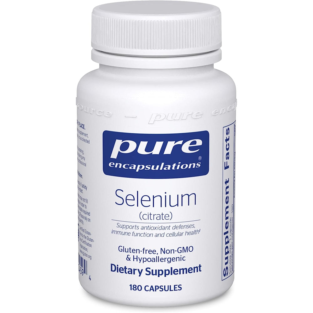 Suplementos Selenio citrato antioxidante hipoalergénico