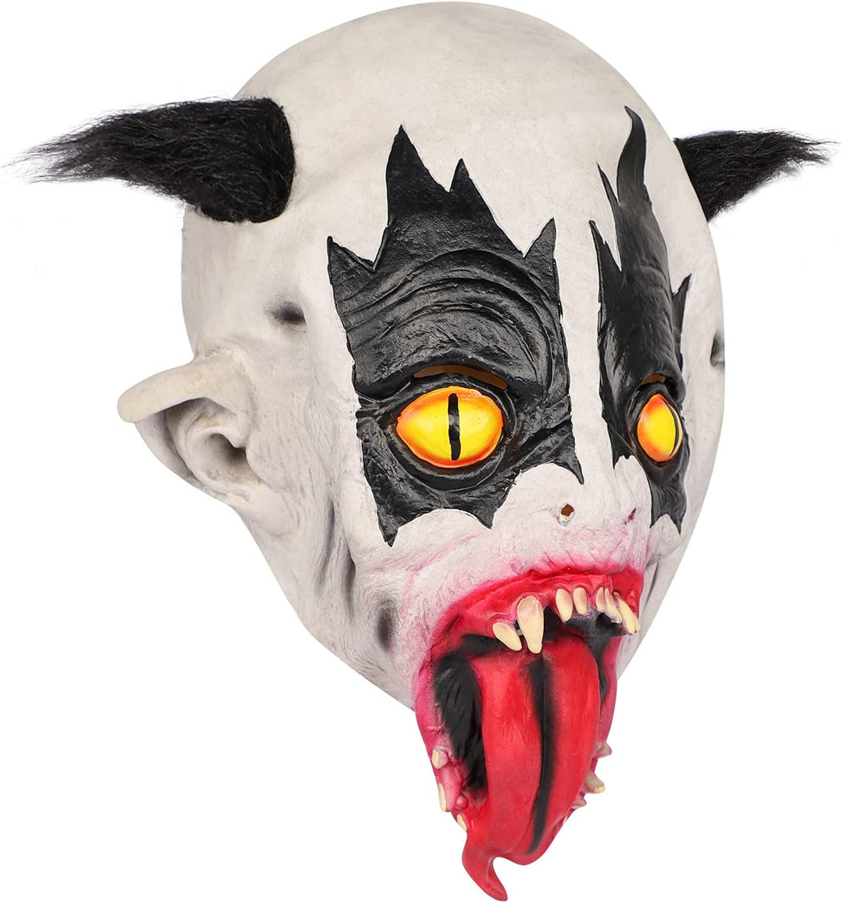 Máscara de payaso terrorífico, Halloween, látex, modelo gory.