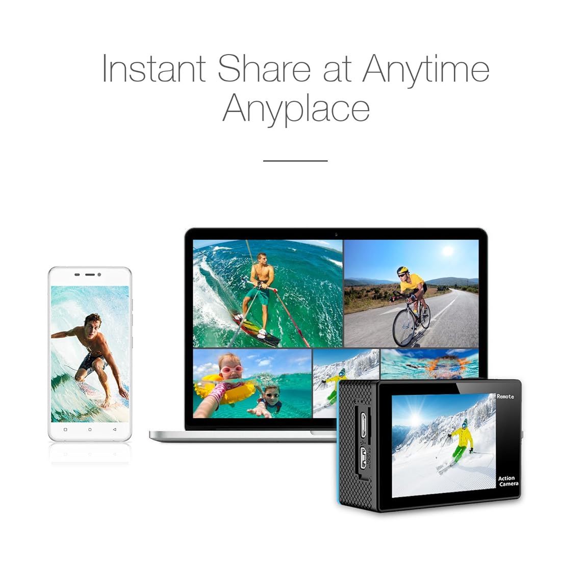 Cámara de acción deportiva Ultra HD Videocámara