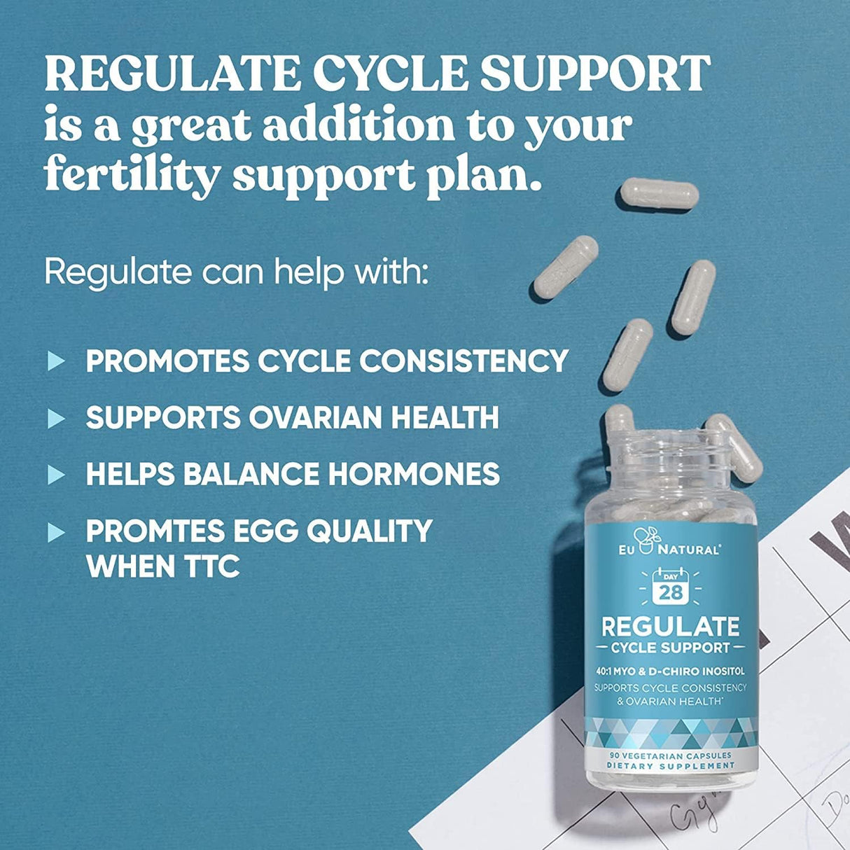 Suplemento Myo-inositol & D-Chiro Inositol Fertilidad
