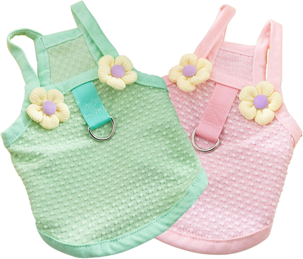 Camisa Verano y Correa para Mascotas, Suave y Transpirable