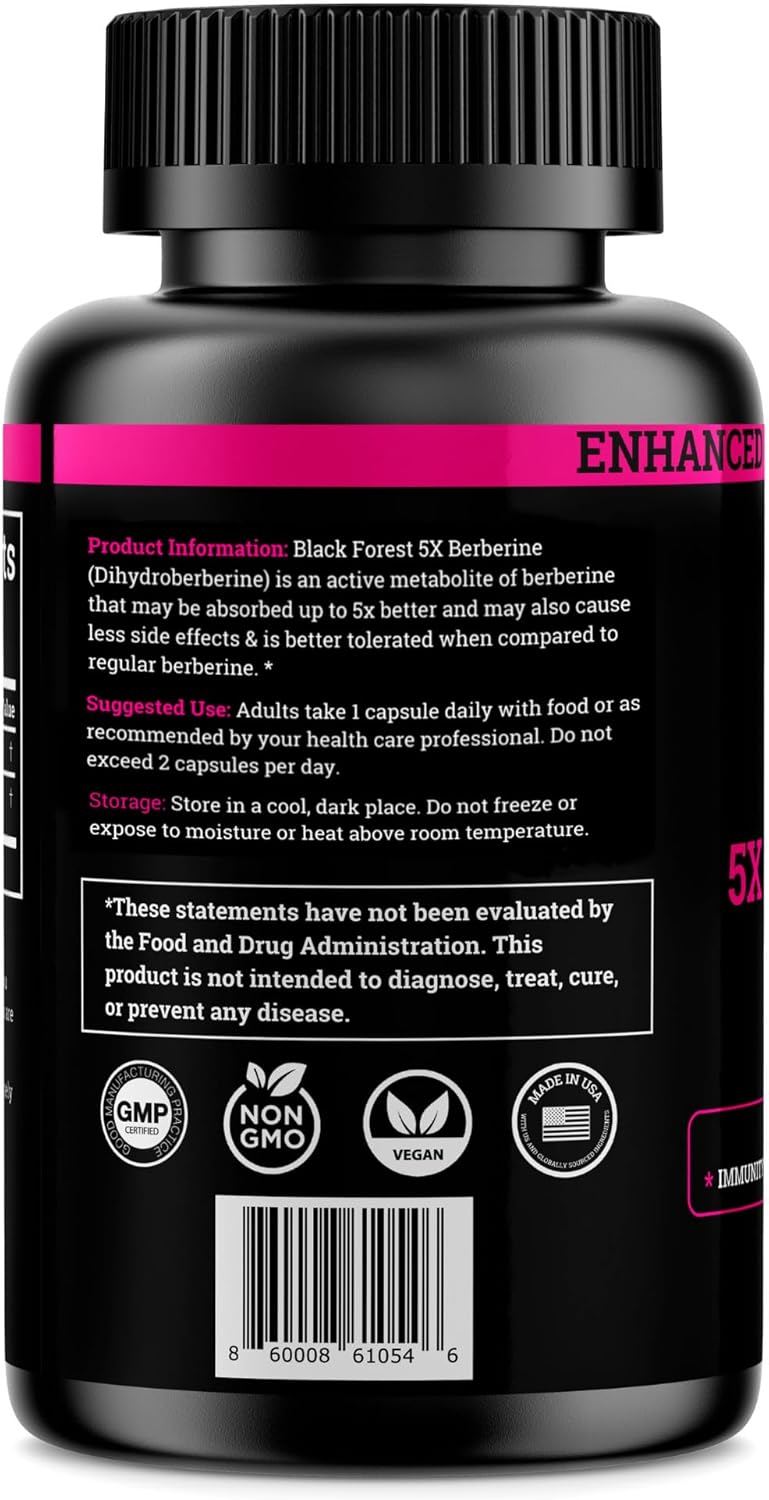 Suplemento de Berberina con Canela de Ceilán, 5X Más Efectivo