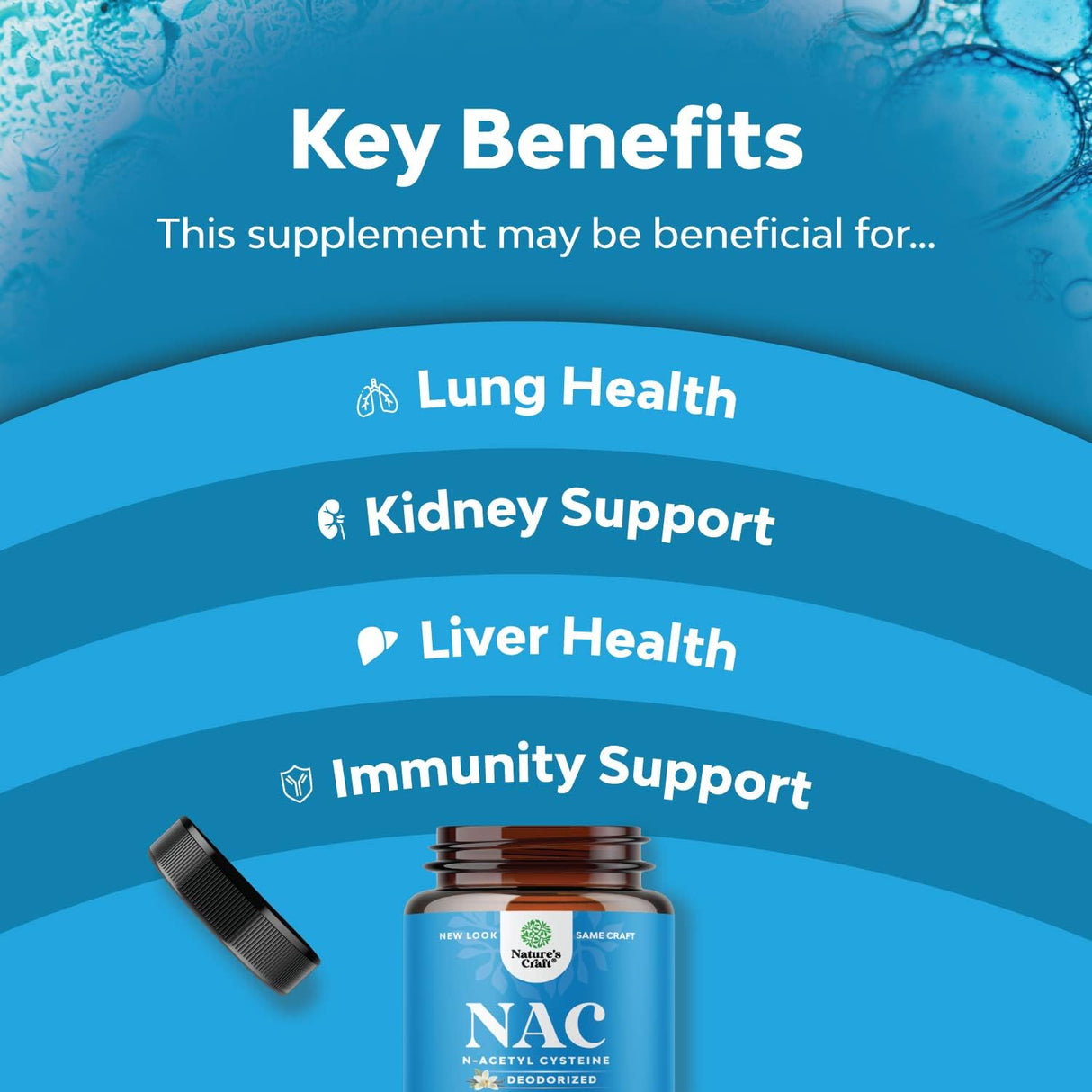 Cápsulas Precursor de glutatión para limpieza hepática