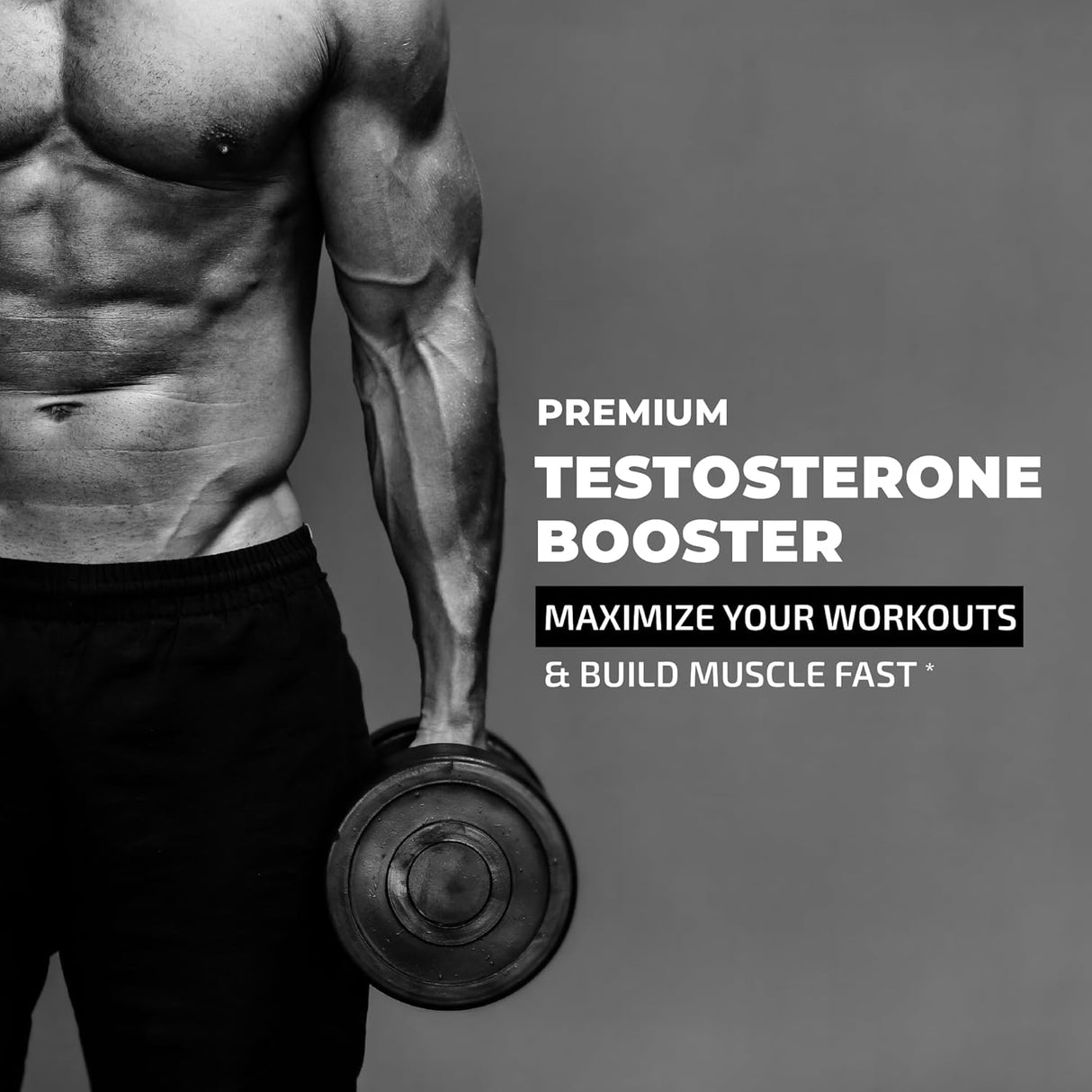 Suplemento de Testosterona para Hombres Test Boost Max 60 Gummies