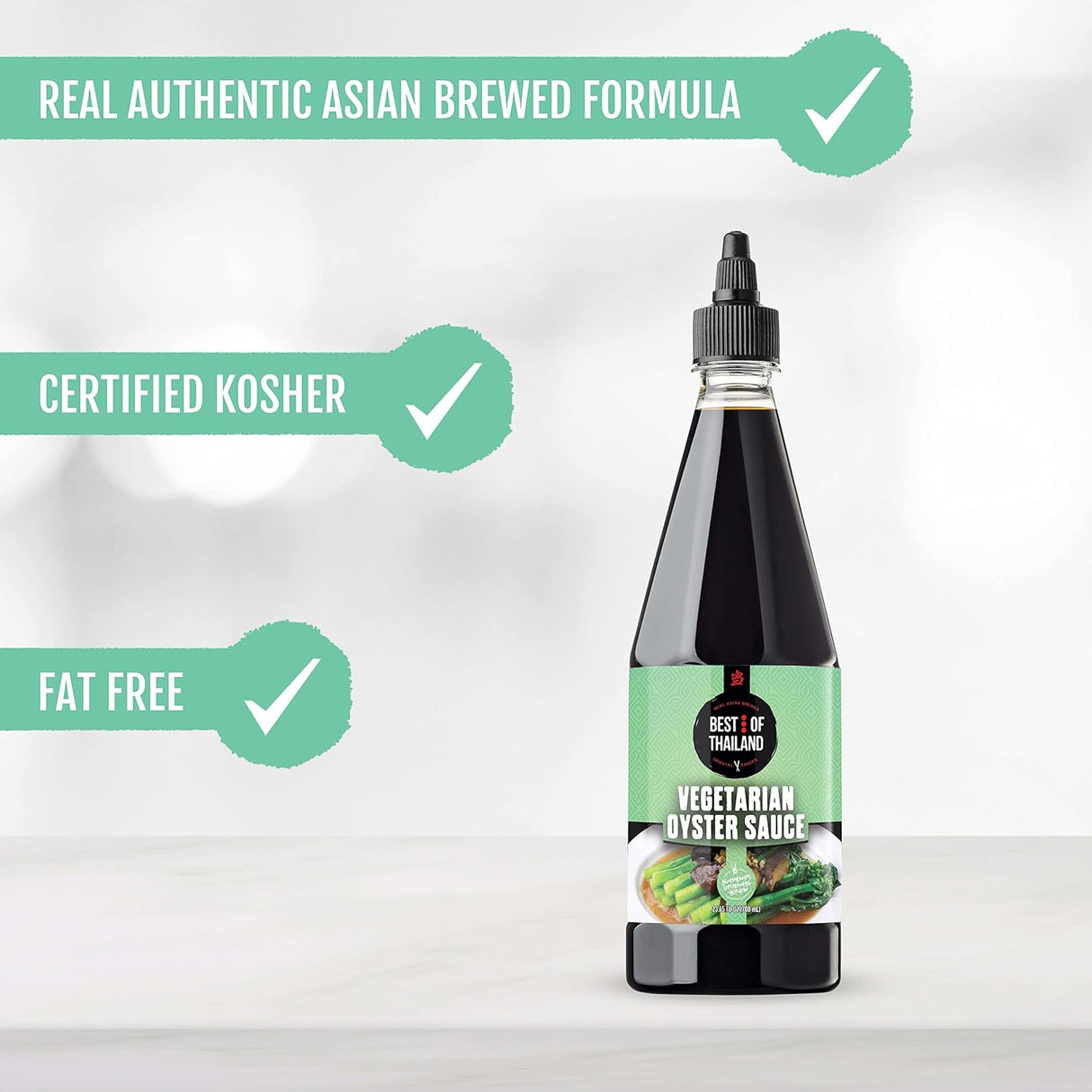 Salsa de Ostra Vegetariana Best of Thailand, Sin MSG, 2 Pack