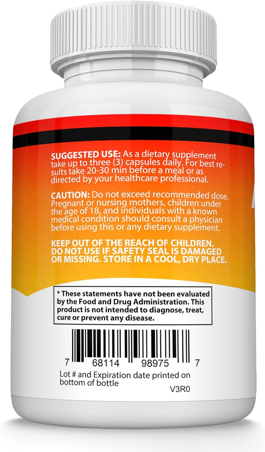 Polvo de Raíz de Ashwagandha, Suplemento Natural, 60 Cápsulas