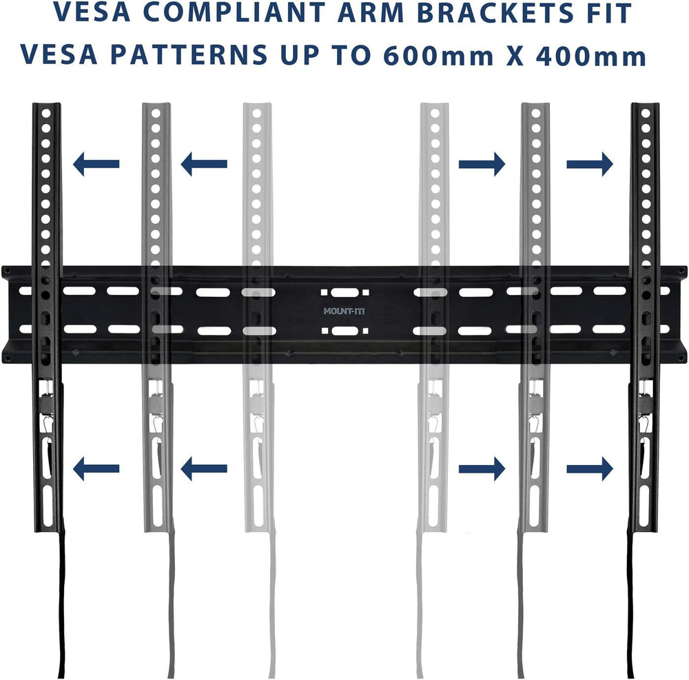 Soporte de pared fijo para TV de 37-70 pulgadas, perfil 1.1