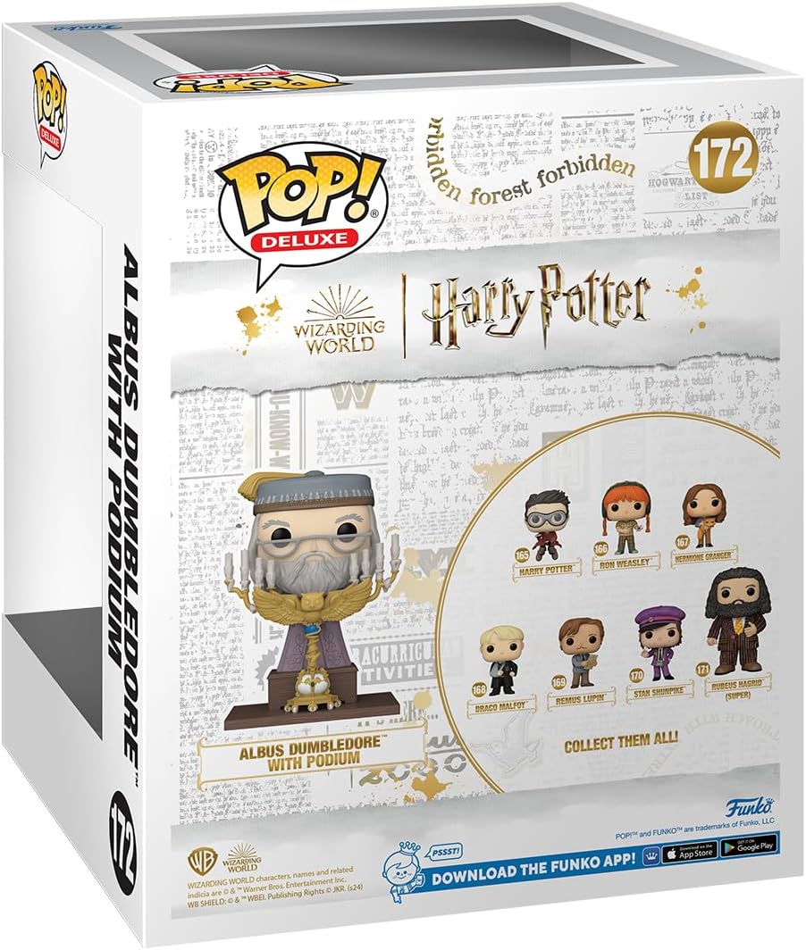 Funko Pop! Deluxe - Dumbledore con Podio - Harry Potter Azkaban