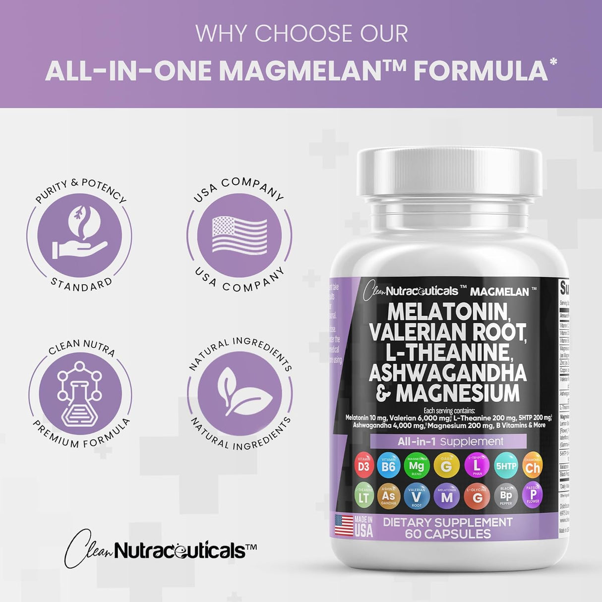 Suplemento Apoyo para dormir para mujeres y hombres