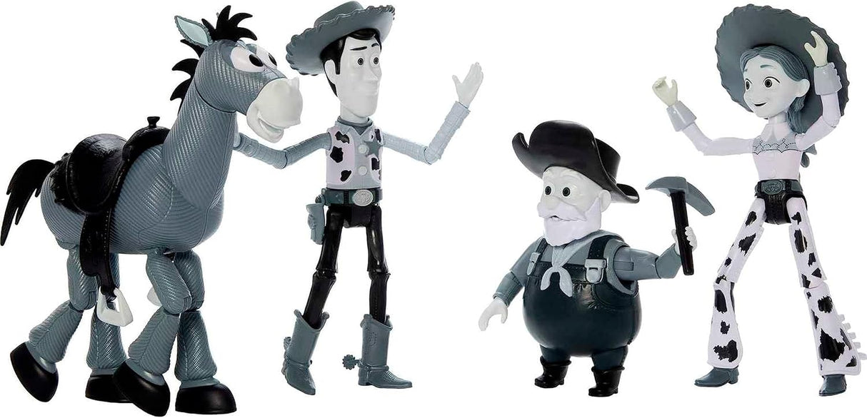 Set de Figuras Toy Story Mattel con Woody, Jessie, Bullseye y Pete