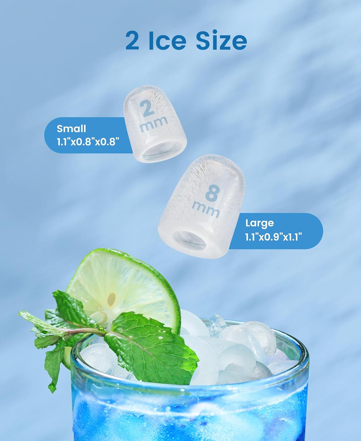 Máquina de hielo autolimpiante con cesta Z4701-BLACK COWSAR