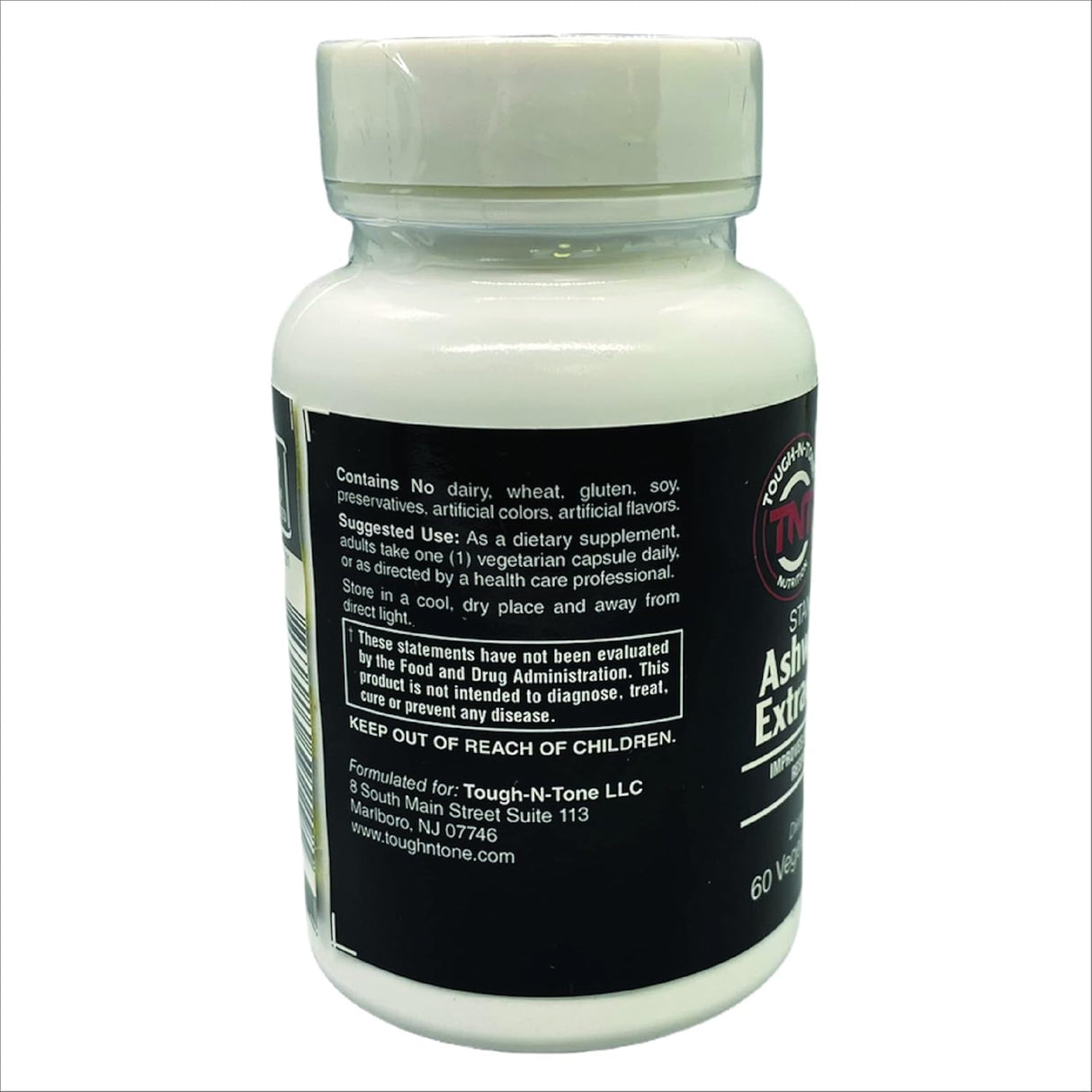 Extracto de Ashwagandha 500mg, cápsulas veganas, 60 cápsulas