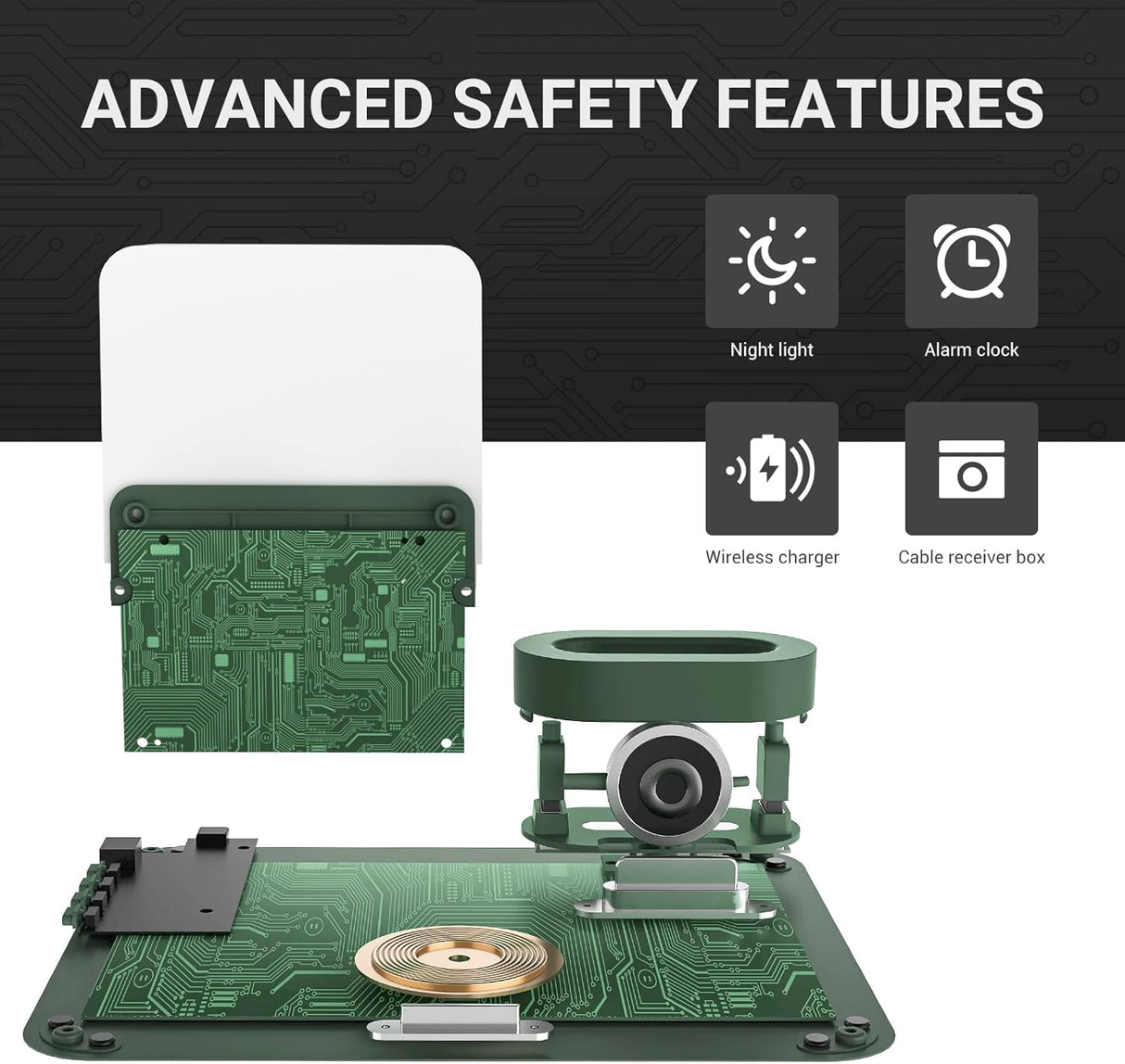 Cargador o Estación de carga inalámbrica 3 en 1 cargador