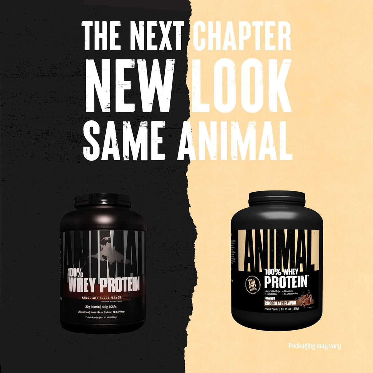 Proteína en Polvo 100% Whey Animal, BCAA, 4 lb