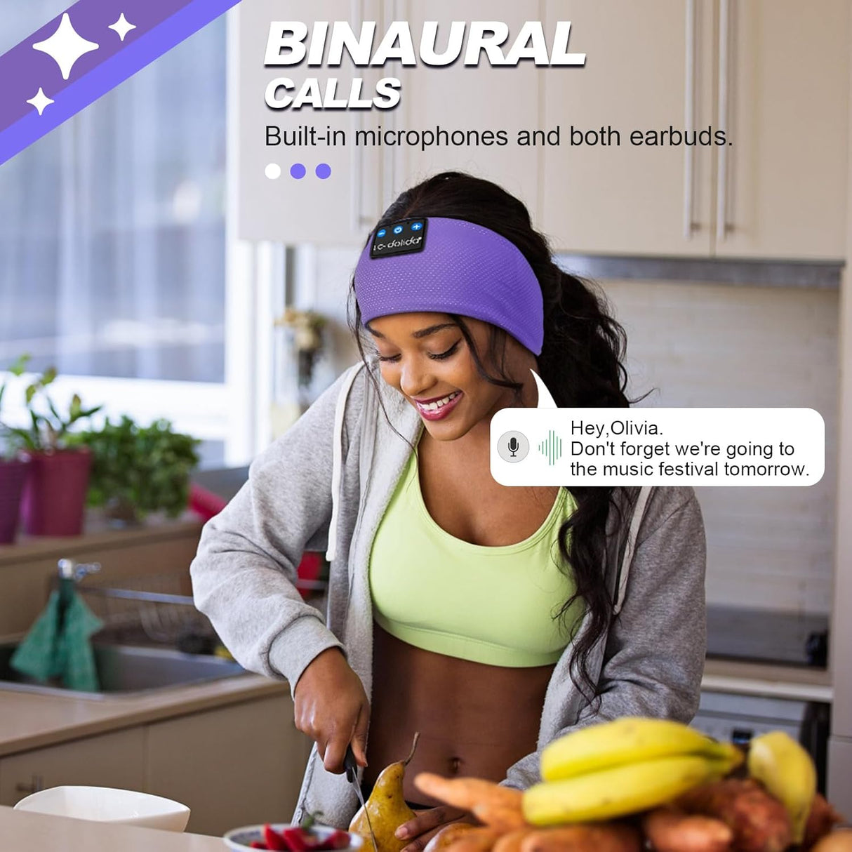 Auriculares Bluetooth LC-dolida para dormir, modelo 5.4