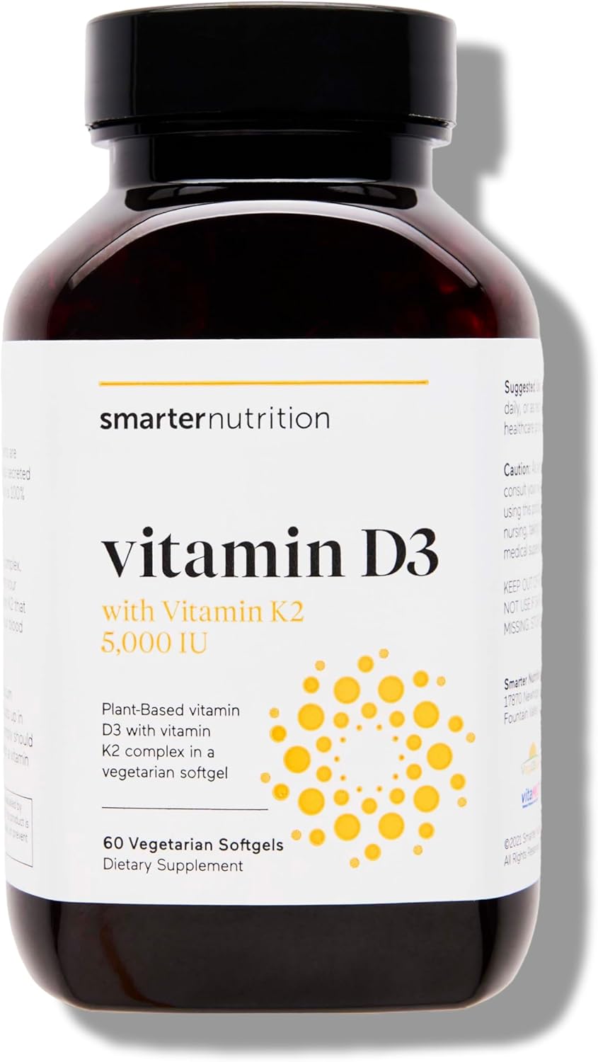 SmartNutrition Vitamina D3 K2 Vegana 60 cápsulas