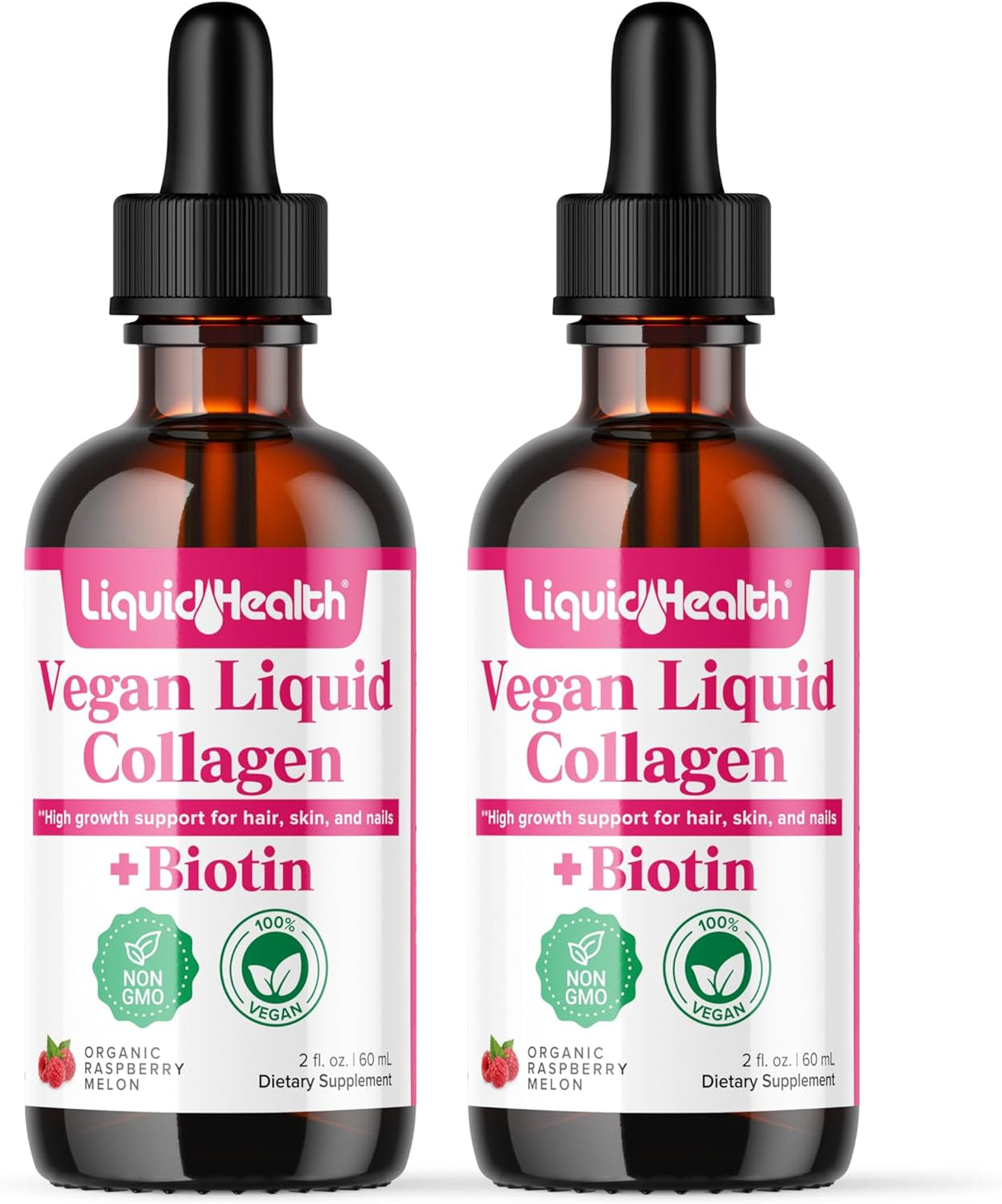 Colágeno Vegano Líquido Plus Biotina para Piel y Uñas