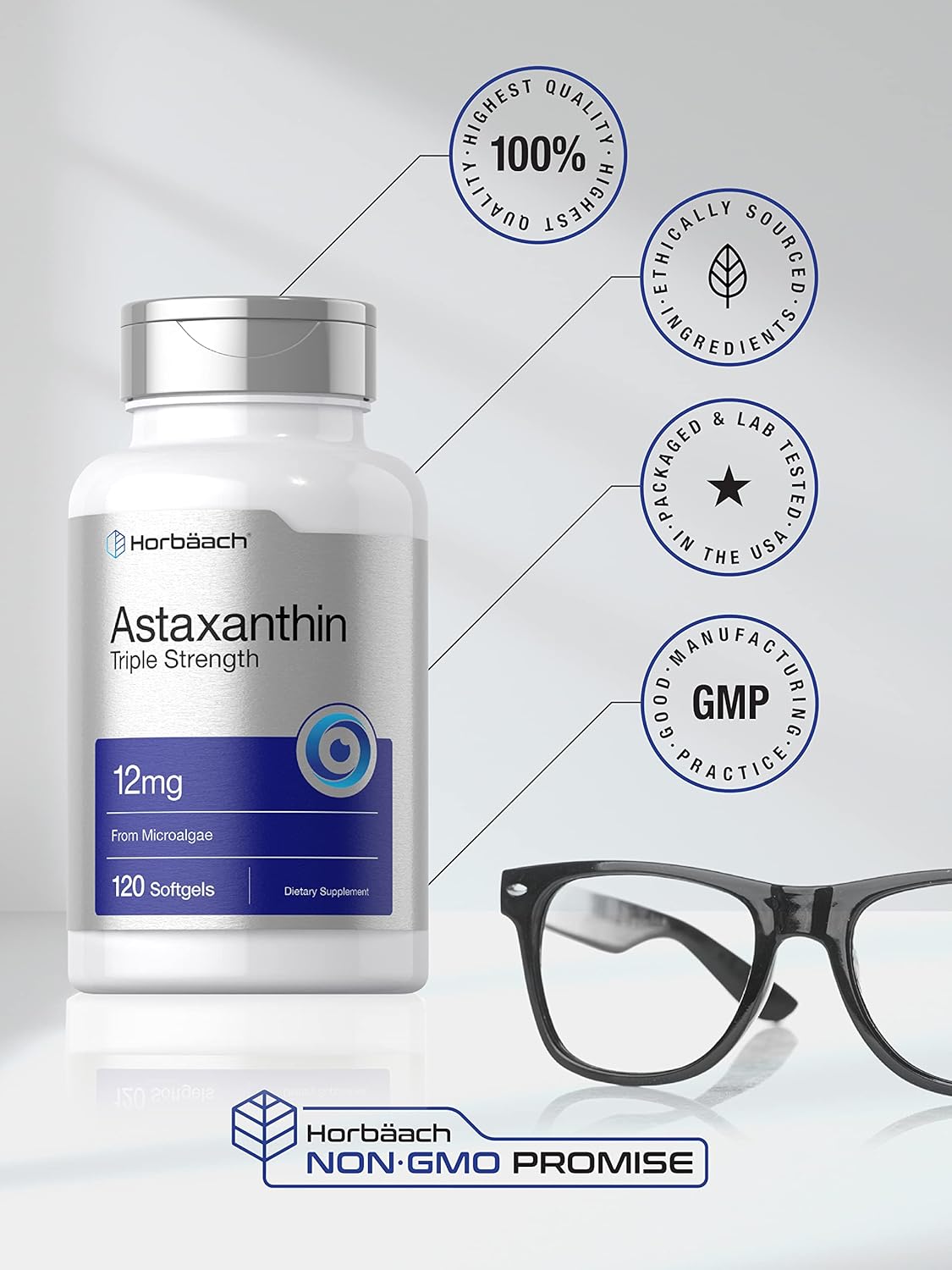 Suplementos Alimenticios Astaxantina cápsulas blandas