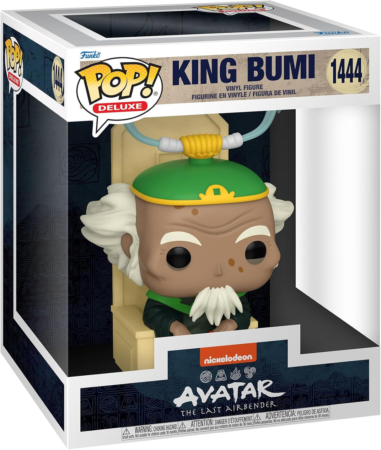 Funko Pop! Deluxe: Avatar - Rey Bumi, figura coleccionable
