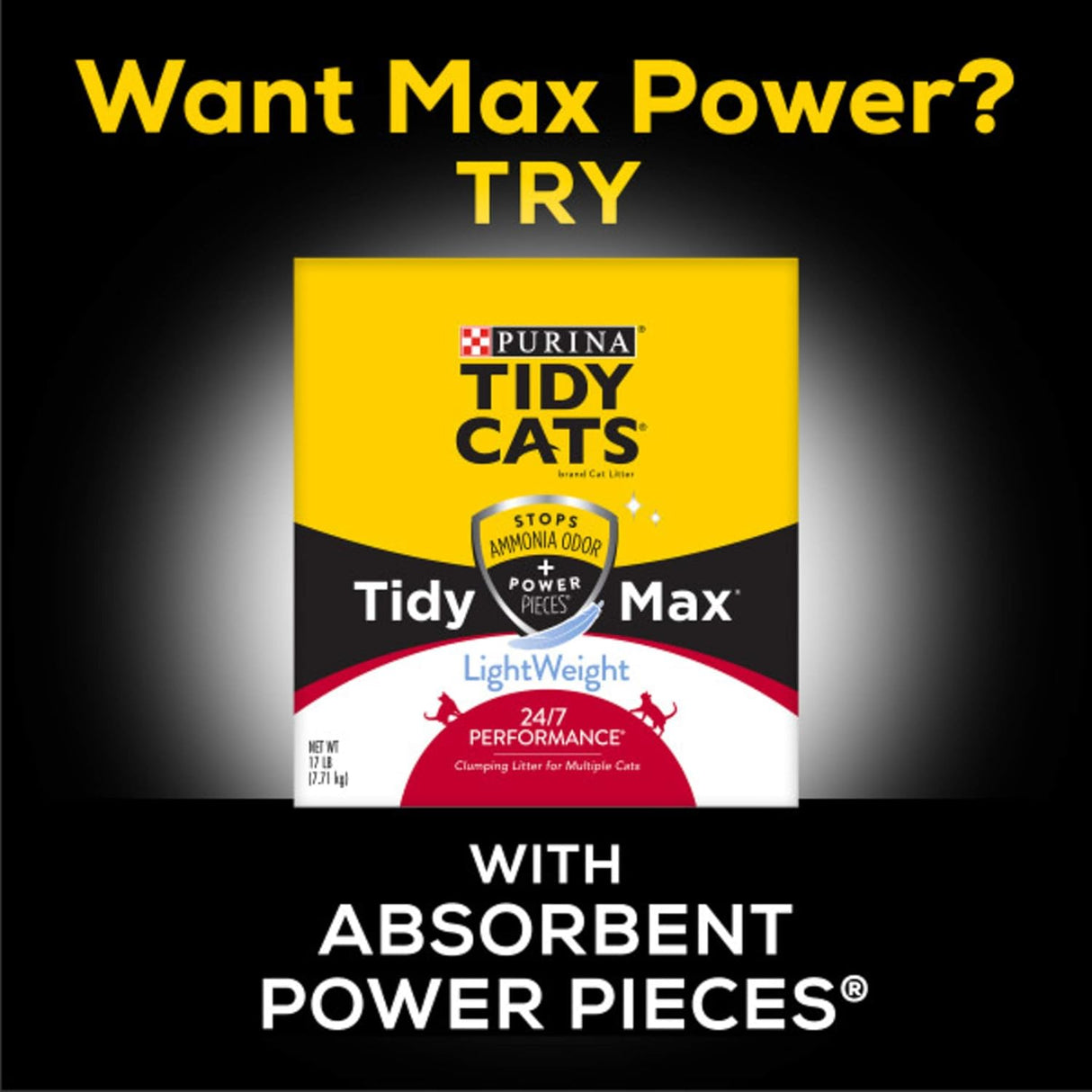 Arena aglutinante ligera para gatos