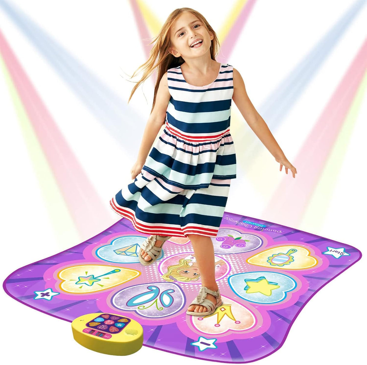 Alfombra de baile SUNLIN con luces LED y 9 músicas, modelo 2023