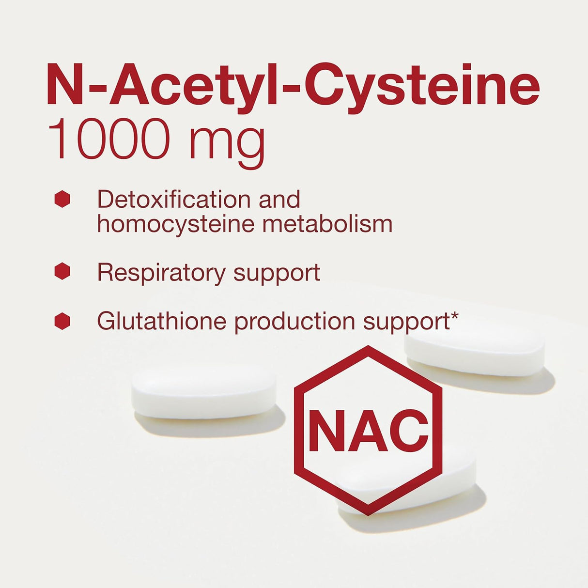 NAC N-Acetil Cisteína 1000mg - PROTOCOL FOR LIFE BALANCE