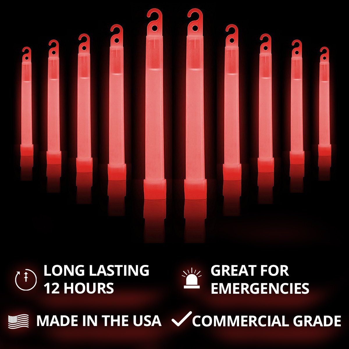 Cyalume SnapLight  Glow Sticks-6 pulgadas grado industrial