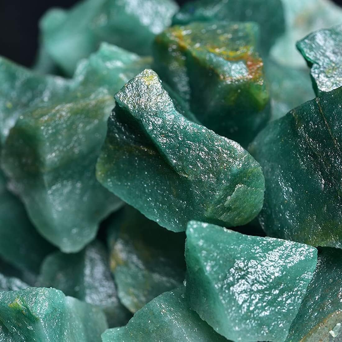 Cristales de Aventurina Verde, Naturales y sin Pulir, 1.25-2