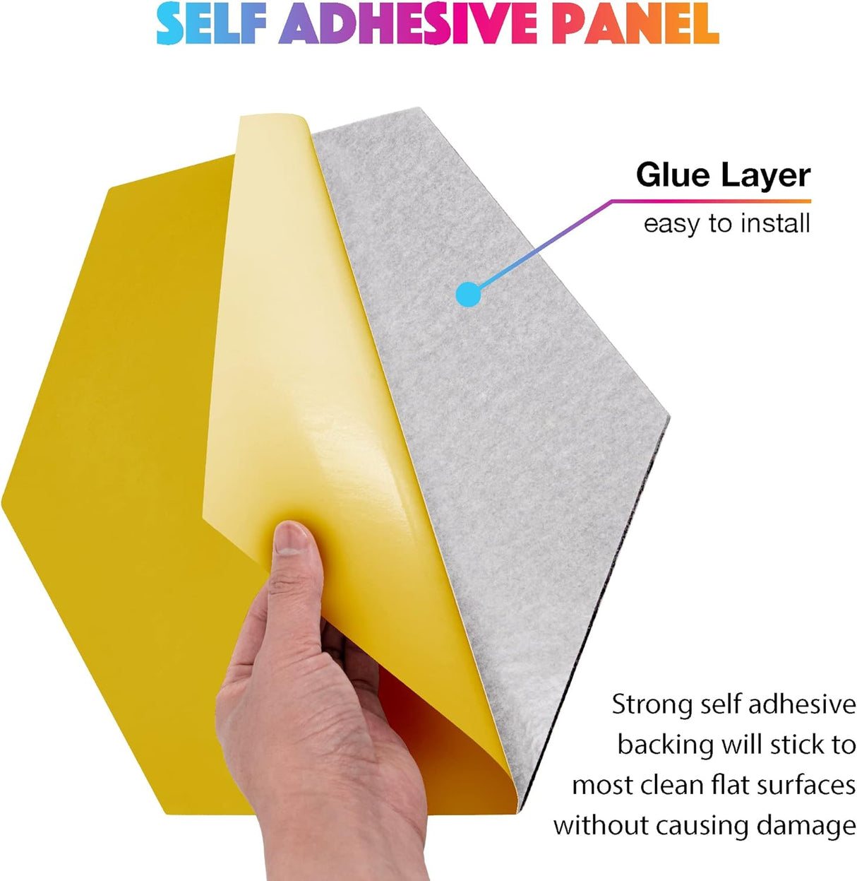 Paneles Acústicos Hexagonales Sonic, 14x12x0.4, Aislamiento