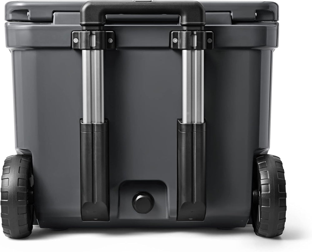 YETI Roadie 60 - Hielera con ruedas y mango retráctil de periscopio