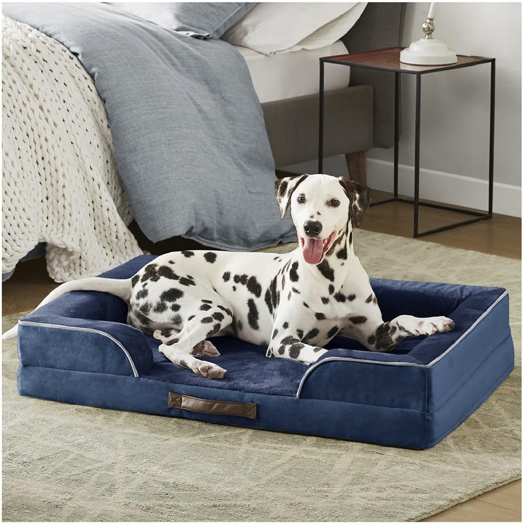Cama ortopédica para perros Friends Forever, con memoria, 35x25x6.5
