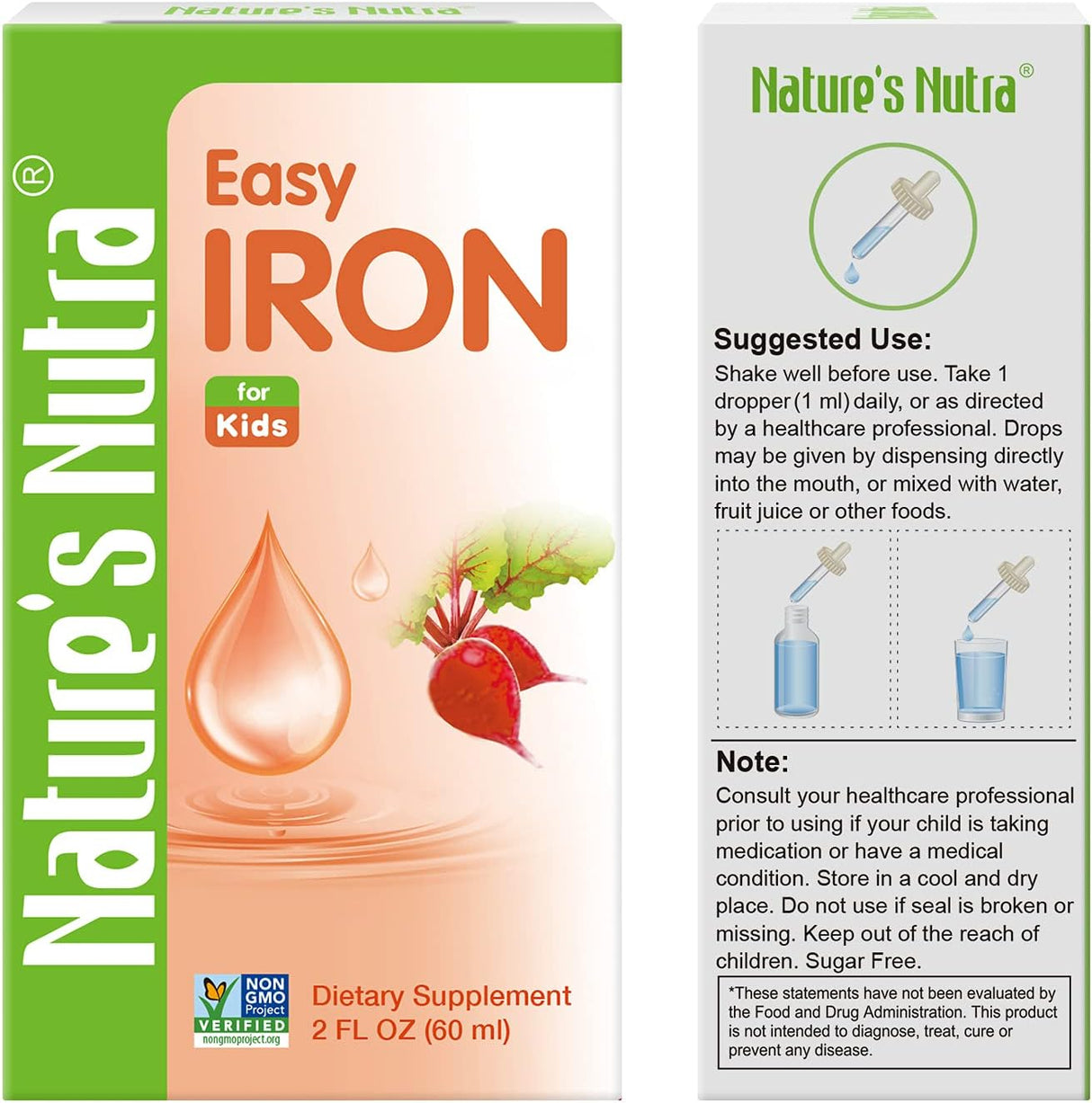 Suplemento Nutra para bebé Hierro Gotas 2 oz Digestible