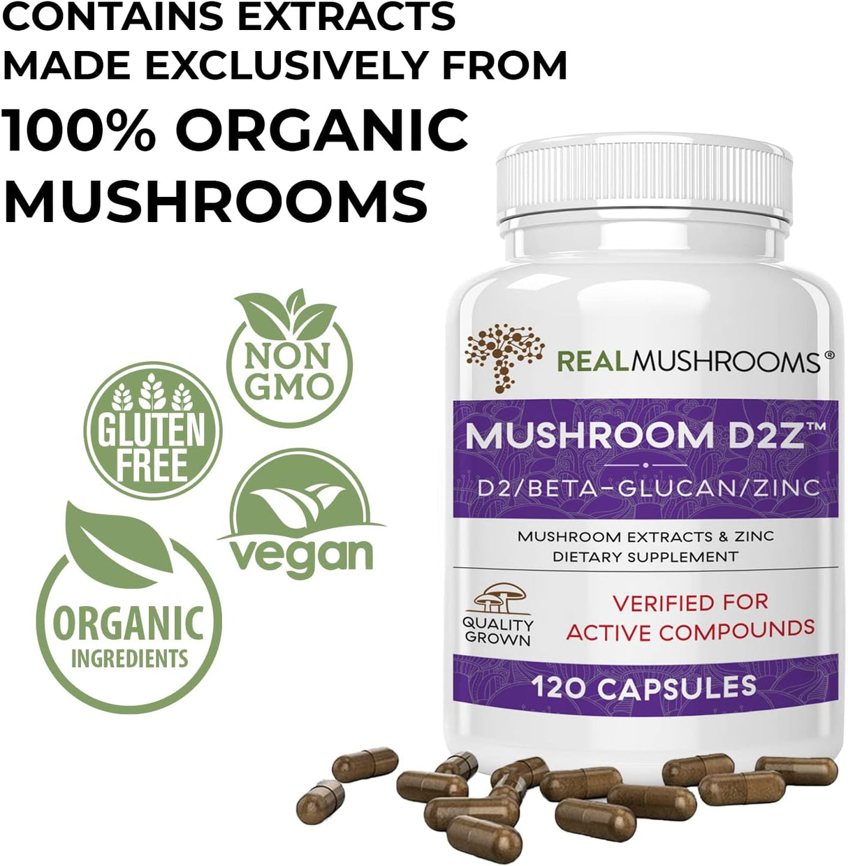 Suplementos Alimenticios de zinc para adultos Vitamina D2