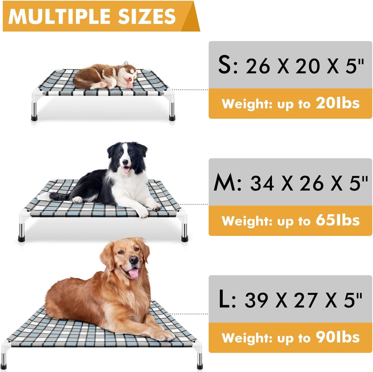 Cama Elevada para Perro Taste Life - Resistente y Cómoda