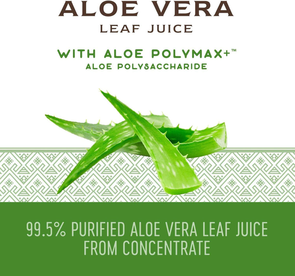 Suplemento Jugo de hoja de aloe vera de alta calidad 33.8 oz