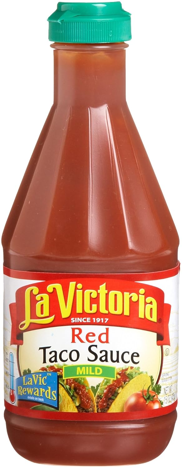 Salsa Roja Suave La Victoria, 15 Oz, Salsa Mexicana Auténtica