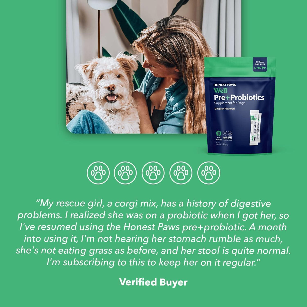 Vitaminas Probióticos para perros Polvo probiótico