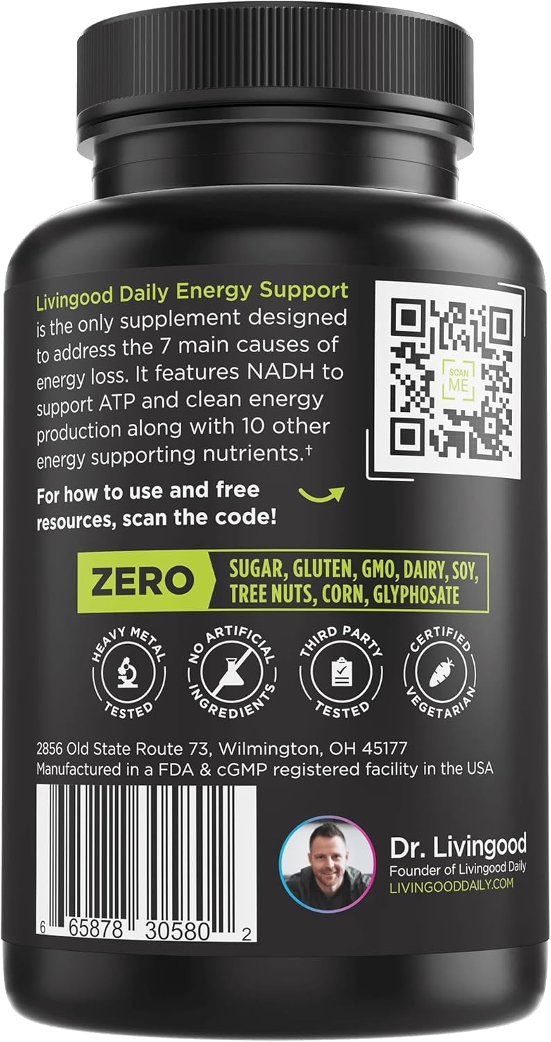 Livingood Daily Energy Support natural de energía limpia