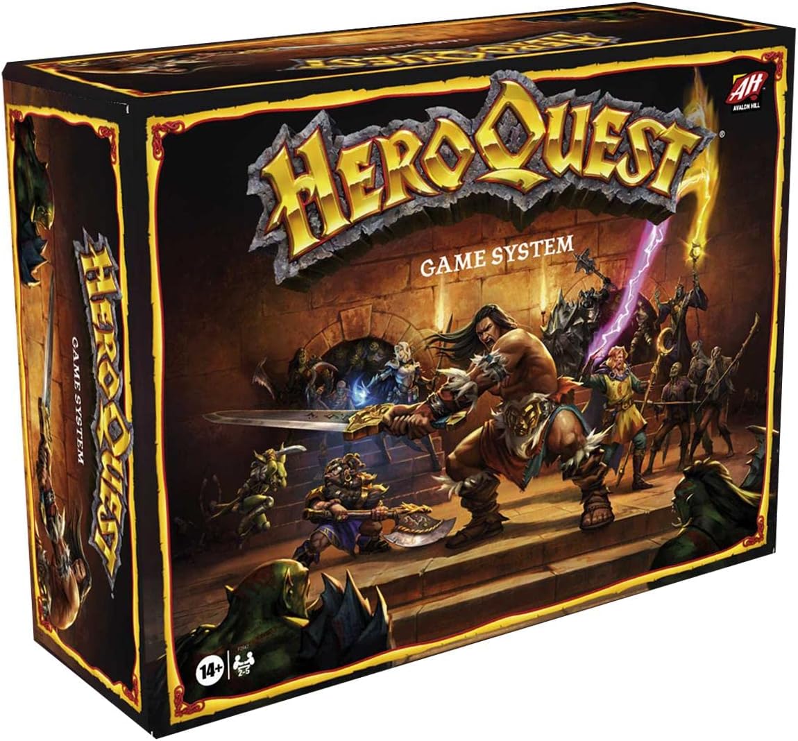 Juego de Mesa HeroQuest de Hasbro, Aventura Fantástica, 2-5 Jugadores