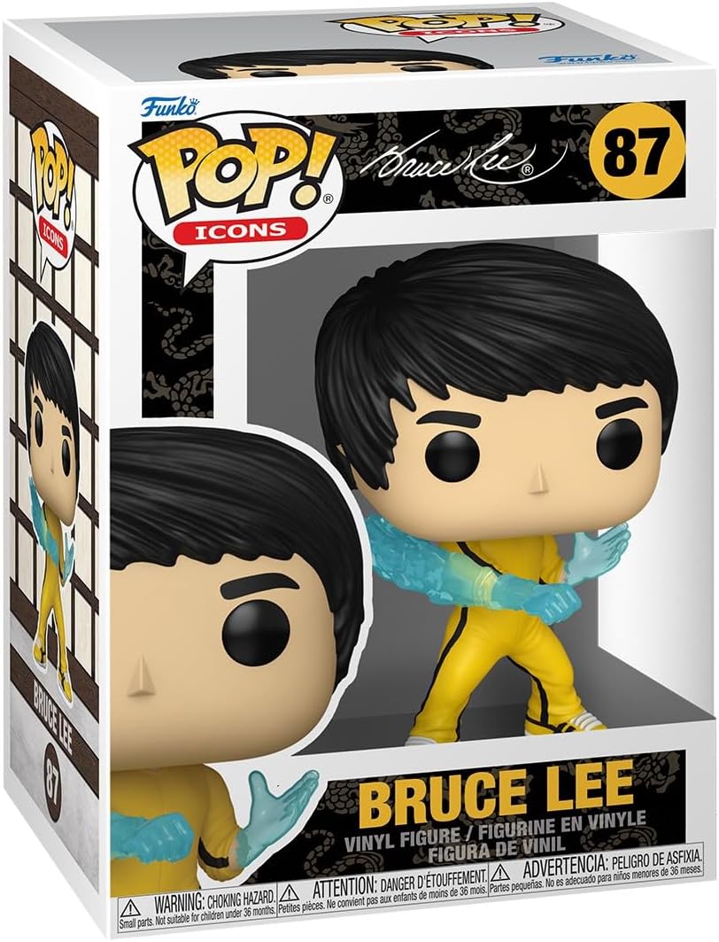 Funko Pop! Iconos: Bruce Lee - Figura coleccionable de vinilo