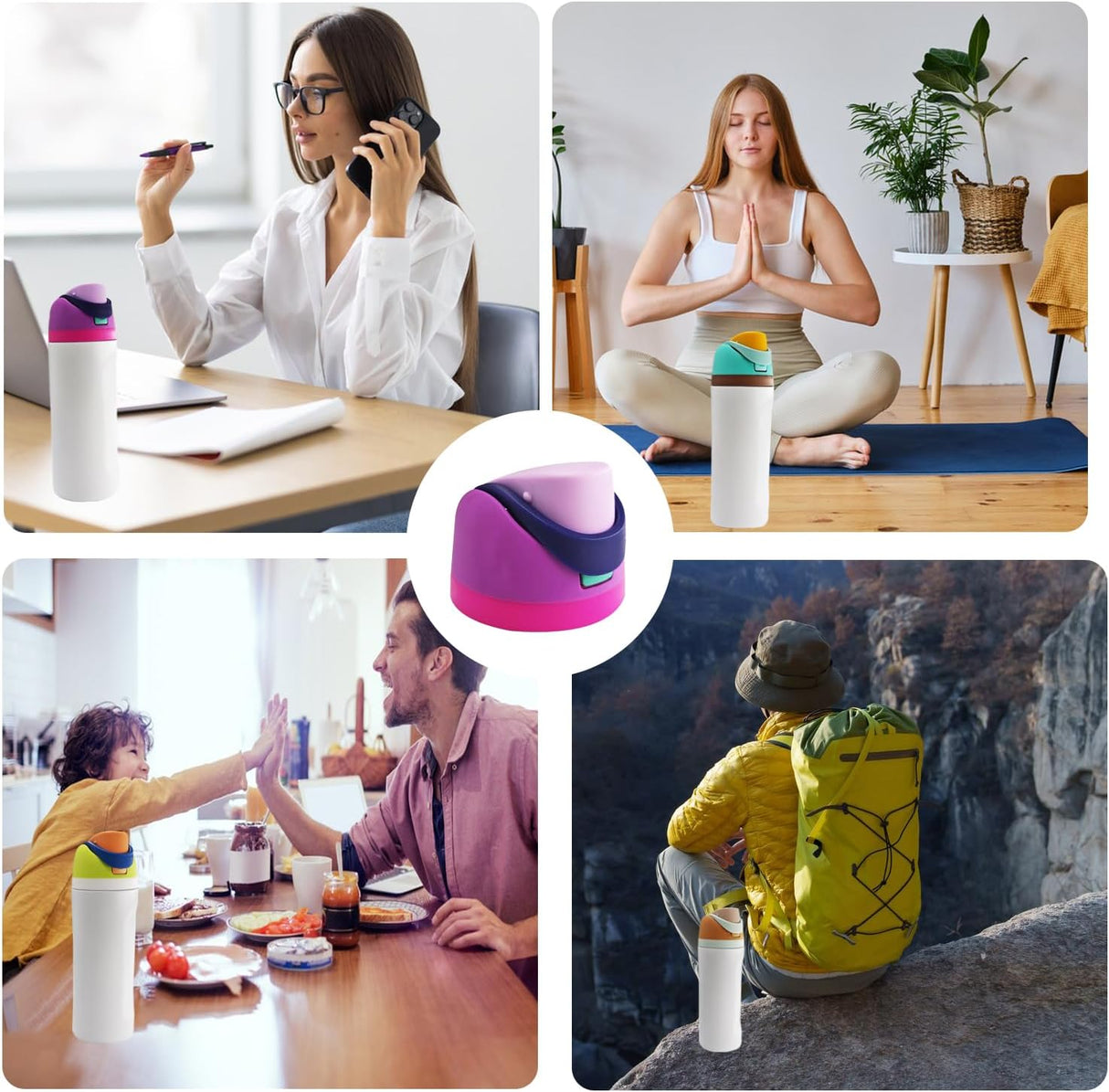 Tapa de Repuesto para Owala Freesip, BPA-Free, Compatible 16-40oz