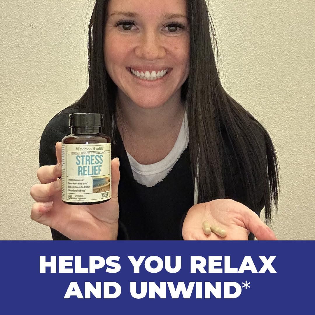 Suplemento Anti-Estrés con Mezcla de Hierbas y Vitaminas