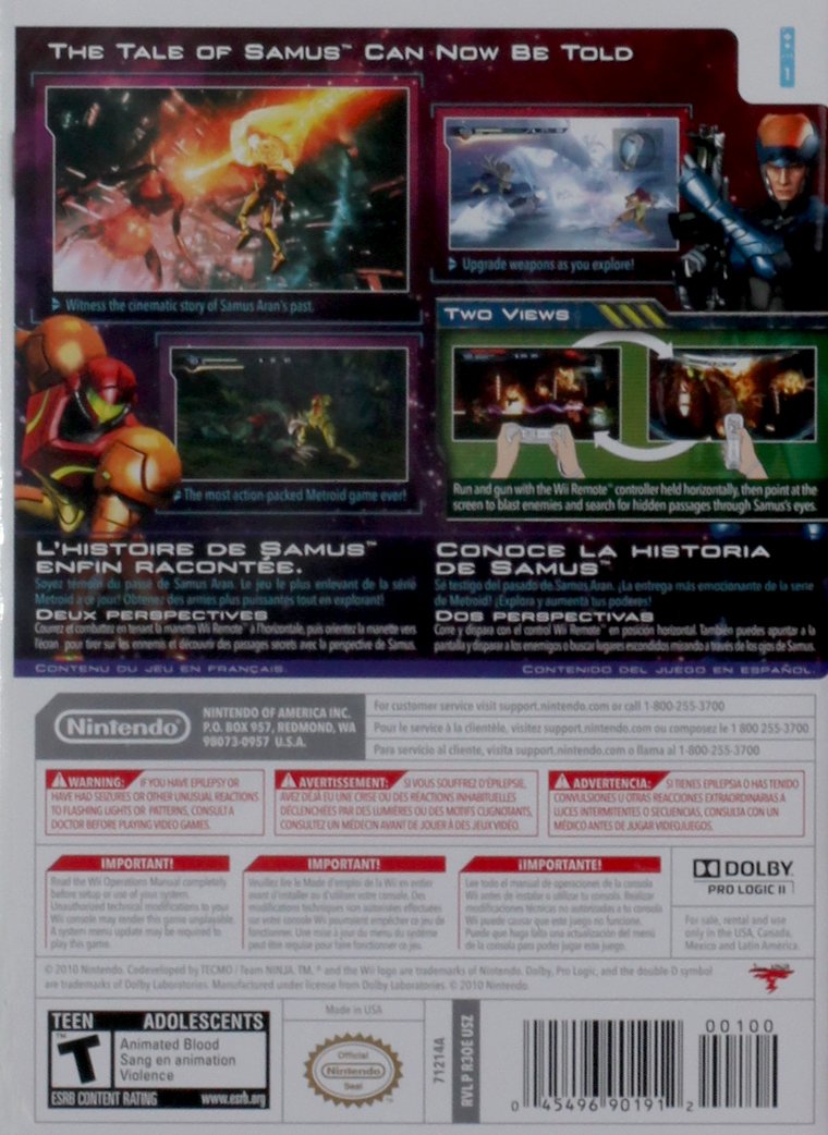 Metroid: Other M WII