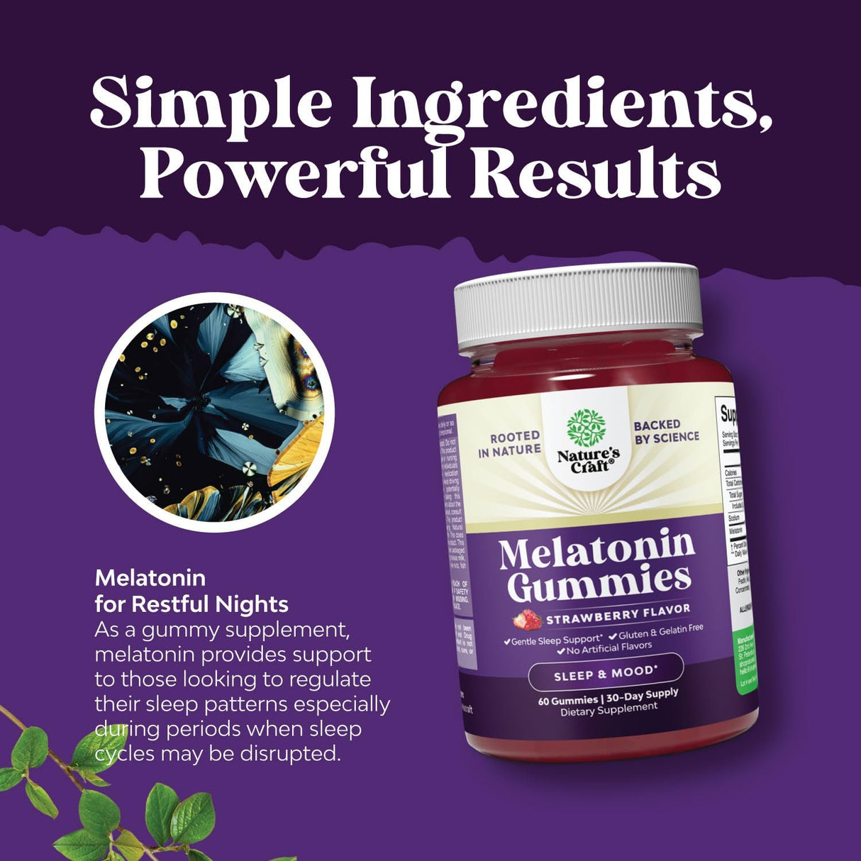 Suplemento solución simple para descansar natural