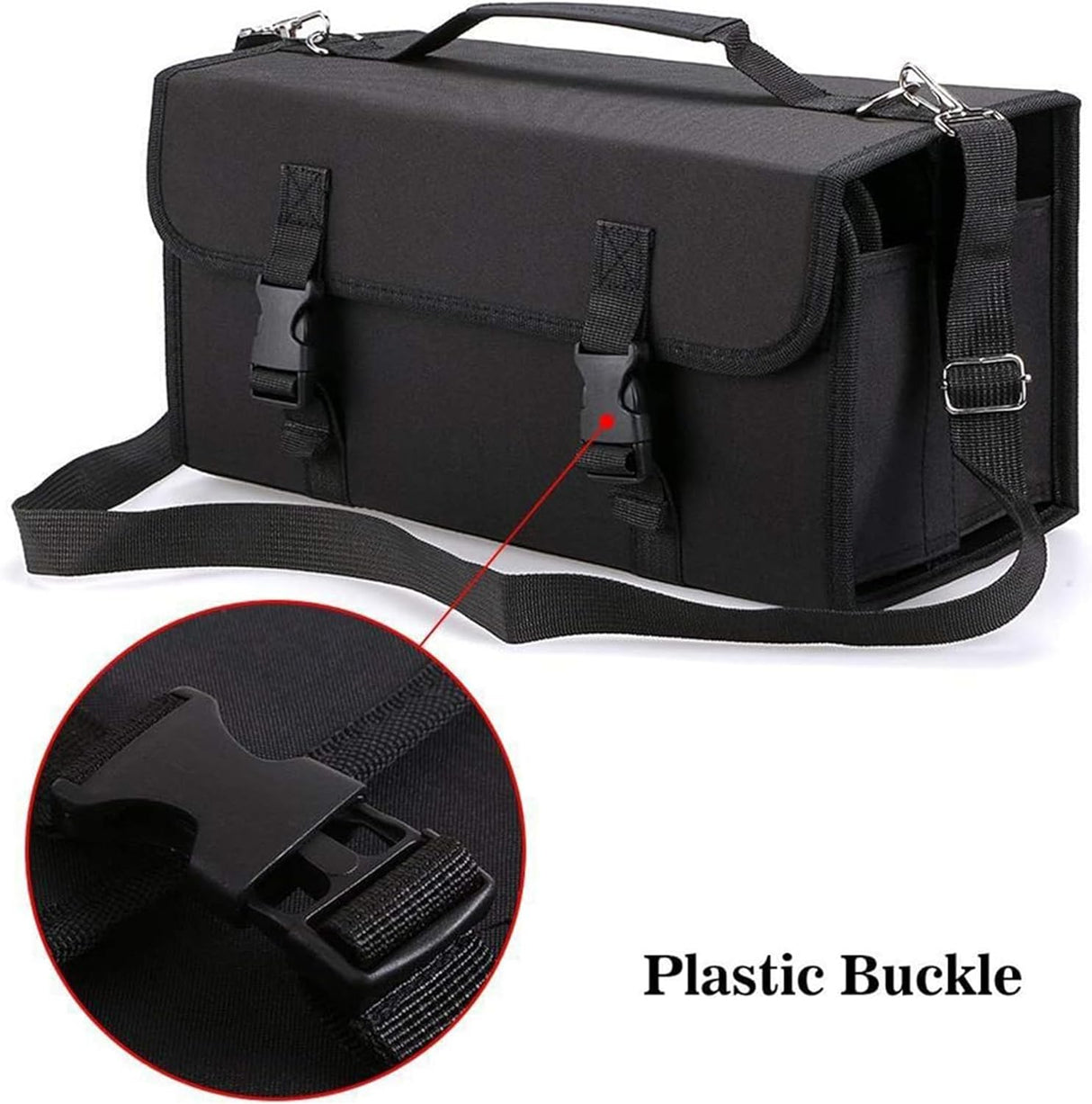 Estuche para Marcadores con 171 Ranuras y Soporte para Bolsa