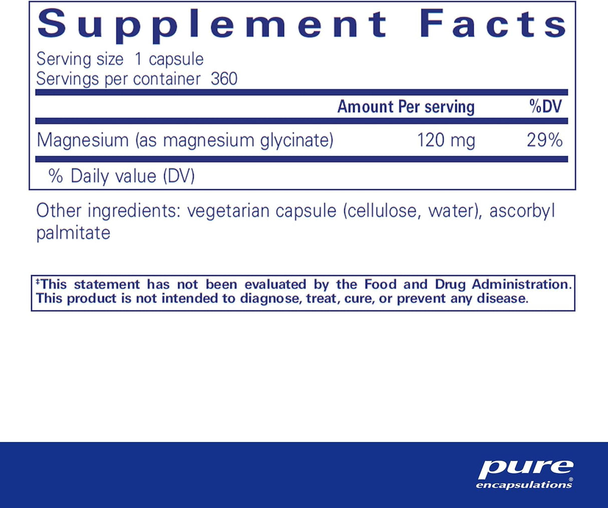 Suplemento Magnesio (glicinado), mg3, 1