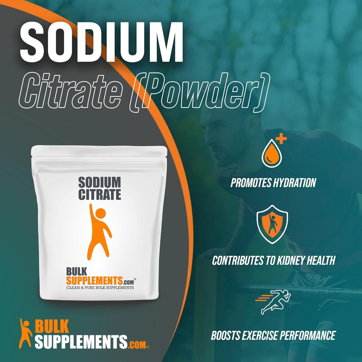 Suplementos Polvo de citrato de sodio Sal agria para cocinar