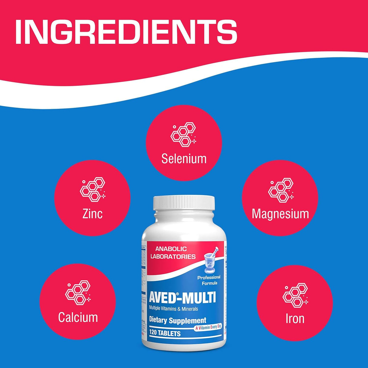 Suplemento Multivitamínico diario para hombres y mujeres