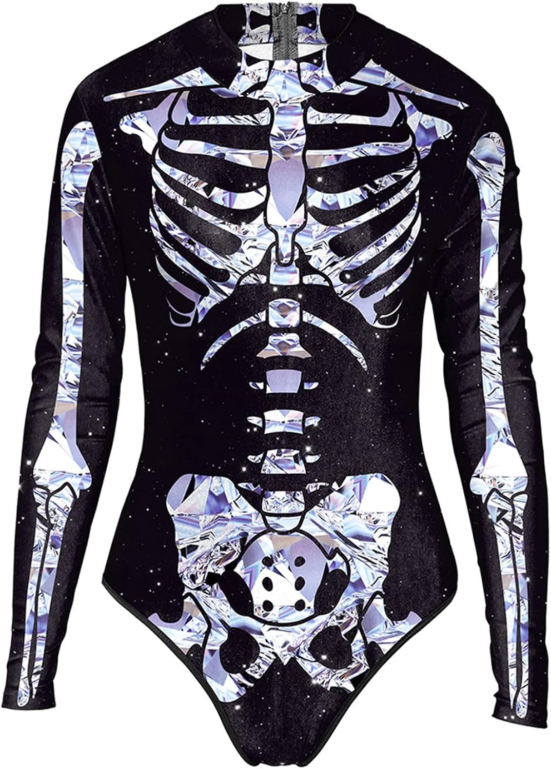 Disfraces de esqueleto talla L negro