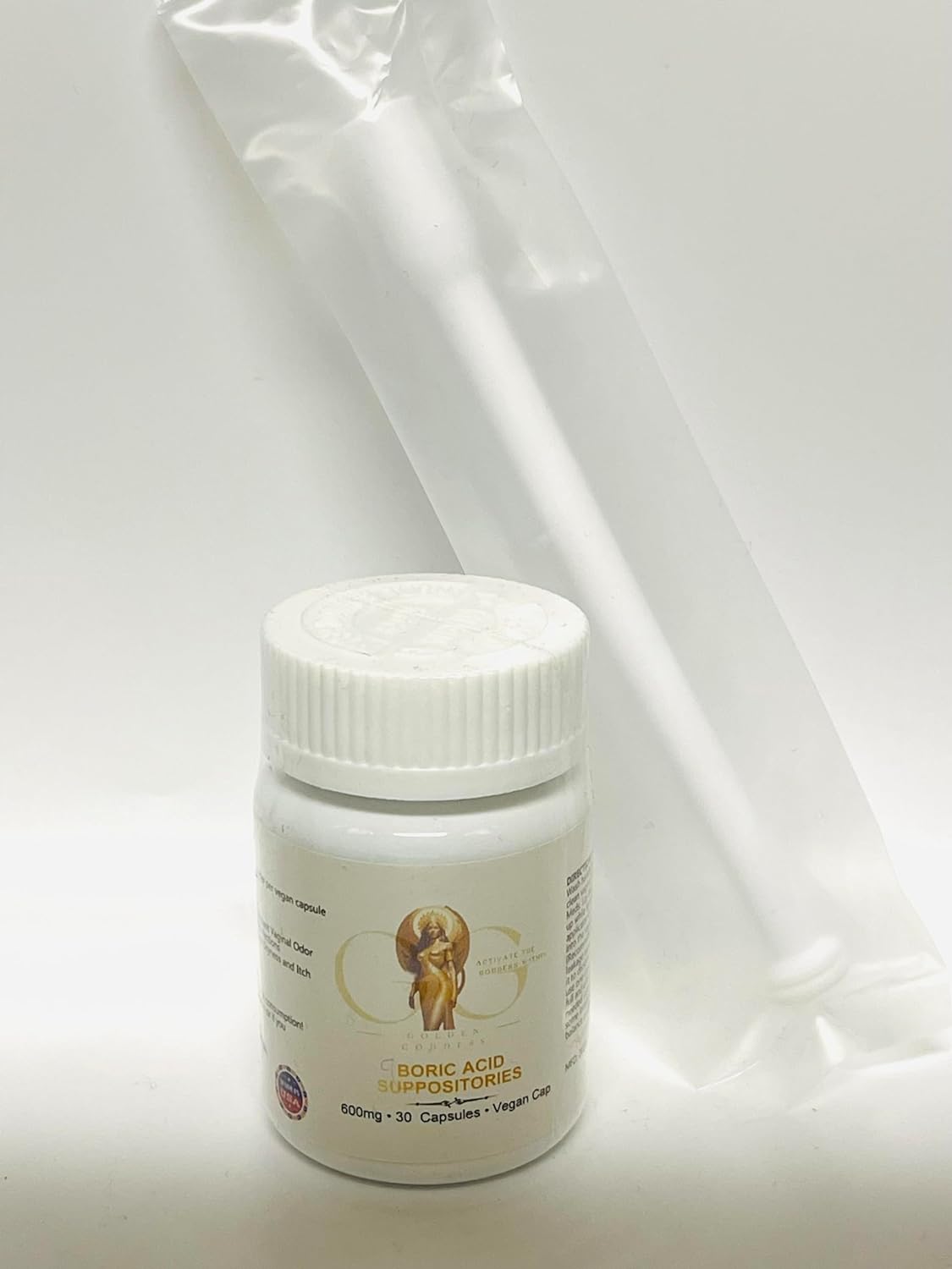 Supositorios de ácido bórico vaginales con aplicador
